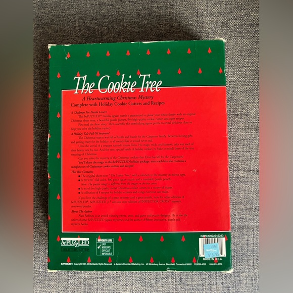 bePuzzled the cookie tree 1991 children’s holiday puzzle mystery - Picture 3 of 5